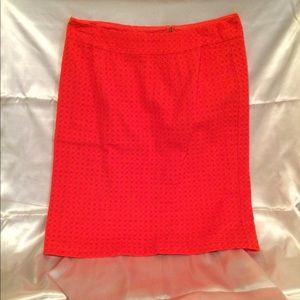 Cold Water Creek Orange Skirt